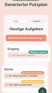 Haushaltsplaner & Putzplan screenshot 2