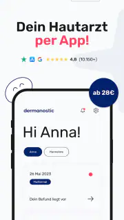 Hautarzt per App - dermanostic screenshot 1