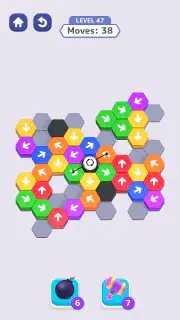 Hexa Away : Sechseck-Puzzle screenshot 4
