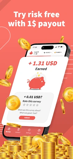HeyPiggy - Bezahlte Umfragen screenshot