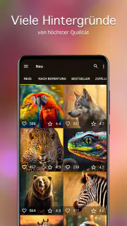 Hintergrundbilder mit Tier 4K screenshot 2