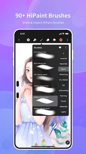 HiPaint - malen und zeichnen screenshot