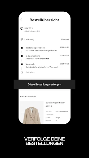 H&M screenshot