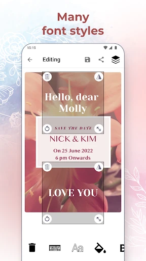 Hochzeitskartenhersteller screenshot