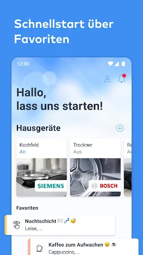 Home Connect screenshot