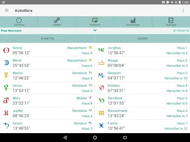 Horoskope Astrologie AstroWorx screenshot