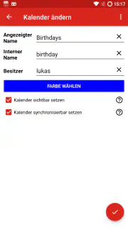 iCal Import/Export CalDAV screenshot 3