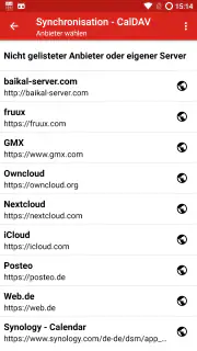iCal Import/Export CalDAV screenshot 4