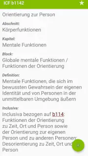 ICF Codes screenshot 4