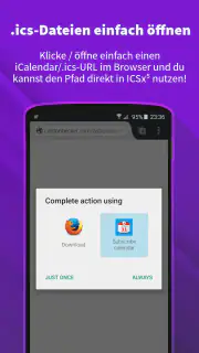 ICSx⁵ – Kalender abonnieren screenshot 3