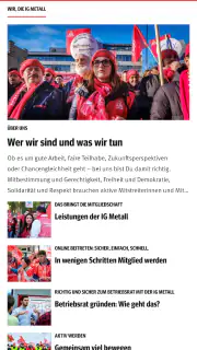 IG Metall App screenshot 2