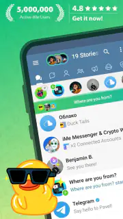 iMe: AI Messenger für Telegram screenshot 1