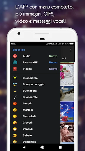 Immagini buongiorno Sera Notte screenshot