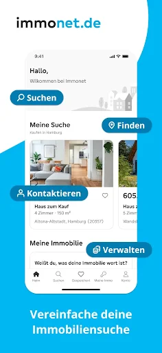 Immonet Immobilien Suche screenshot