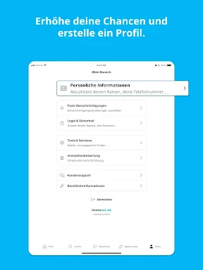 Immonet Immobilien Suche screenshot