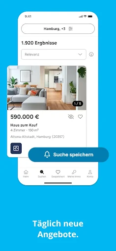 Immonet Immobilien Suche screenshot