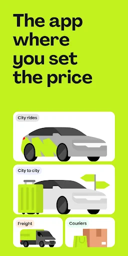 inDrive. Rides with fair fares screenshot