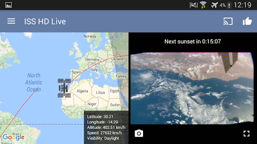 ISS Live Now: Unsere Erde Live screenshot