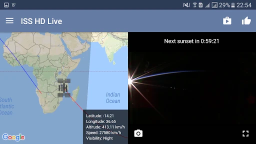 ISS Live Now: Unsere Erde Live screenshot