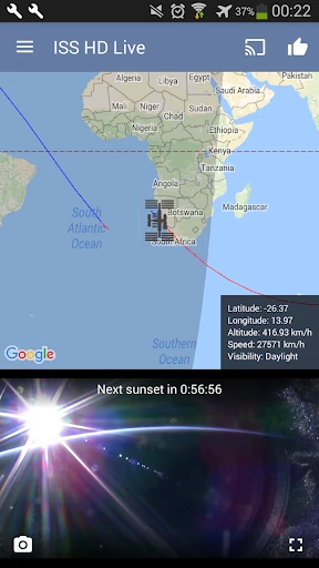 ISS Live Now: Unsere Erde Live screenshot