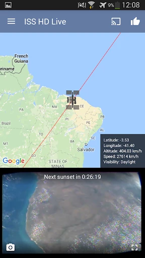 ISS Live Now: Unsere Erde Live screenshot