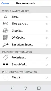 iWatermark+ Watermark Manager screenshot 1