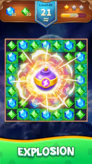 Jewels Adventure Match Blast screenshot 2