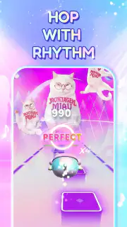 Jumping Cat: Kpop-Musikspiel screenshot 3