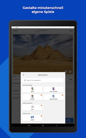 Kahoot! Spaß mit Quizspielen screenshot