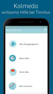 Kalmeda Tinnitus-App screenshot 1