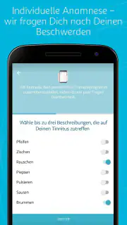 Kalmeda Tinnitus-App screenshot 2