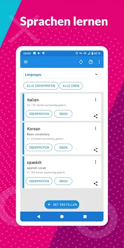 Karteikarten - Lerntool screenshot