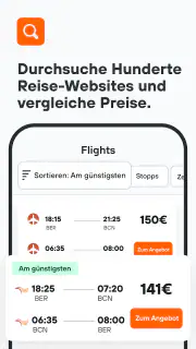KAYAK: Flüge, Hotels & Autos screenshot 3