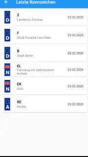 Kennzeichensammler screenshot 4