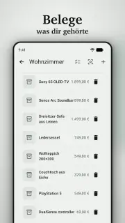 Kestrove: Hausrat-Inventar screenshot 5