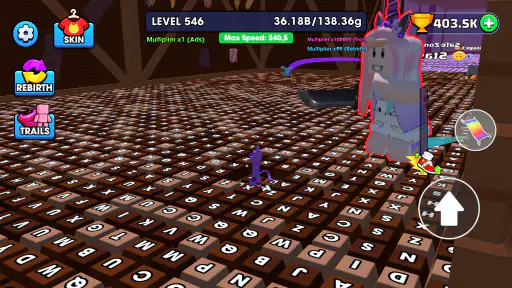 Keyboard Escape: Speed Parkour screenshot 2