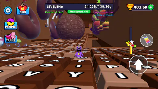 Keyboard Escape: Speed Parkour screenshot 5
