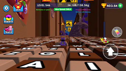 Keyboard Escape: Speed Parkour screenshot 7