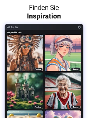 KI ARTA - Kunst-Generator screenshot