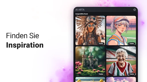 KI ARTA - Kunst-Generator screenshot