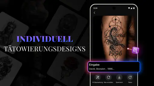 KI-Tätowierungsdesign: ArtReel screenshot 8