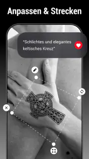 KI-Tattoo-Design, Körpereditor screenshot 5