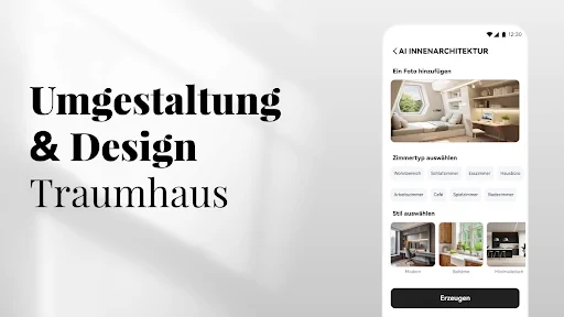 KI - Wohnungsdesign, DecAI screenshot