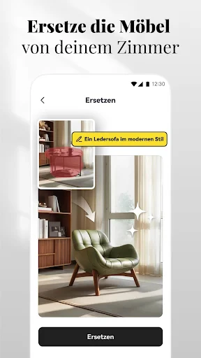 KI - Wohnungsdesign, DecAI screenshot
