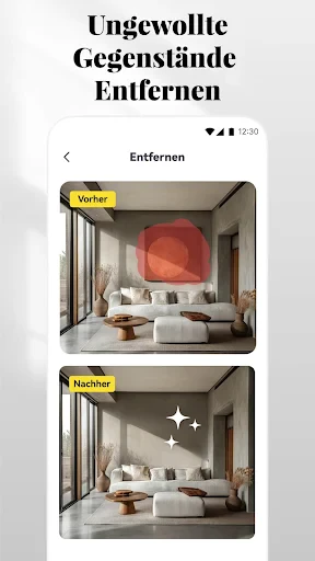 KI - Wohnungsdesign, DecAI screenshot