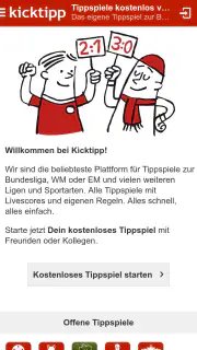 Kicktipp - Die Tippspiel App screenshot 1