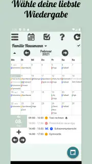 Klender, Familienagenda screenshot 4