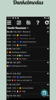 Klender, Familienagenda screenshot 5