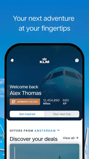 KLM - Flug buchen screenshot