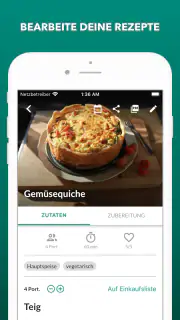 körbchen | Rezeptverwaltung screenshot 2